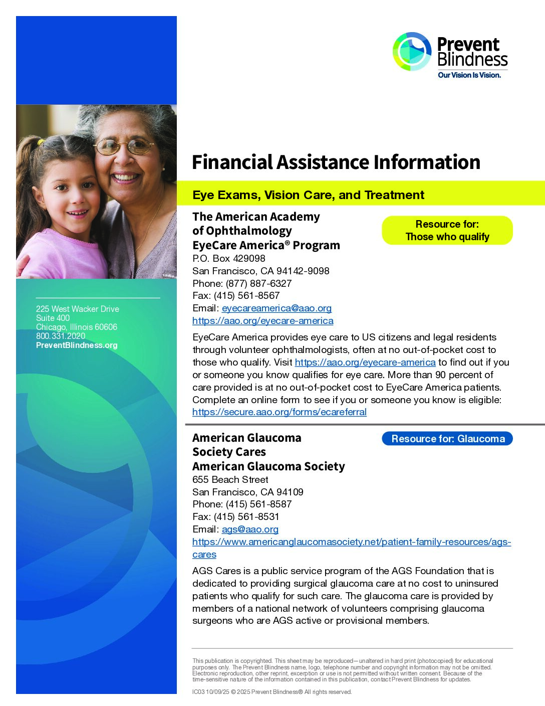 Financial Assistance Information screenshot Financial Assistance Information screenshot